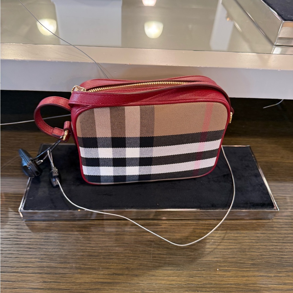 Burberry nova check plaid Crossbody Bag
